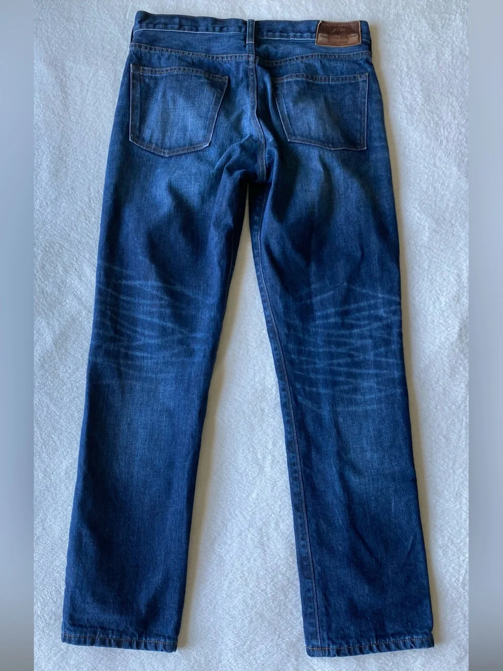 J.Crew Men’s Style 770 Jeans Kaihara Japanese Denim W32 L32 Dark Wash